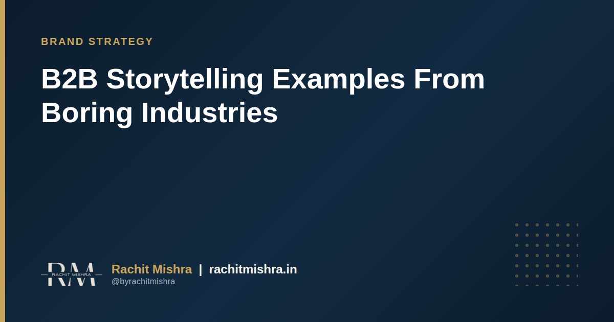 B2B Storytelling Examples From Boring Industries